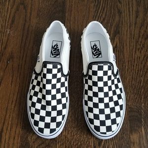 Vans Classic Checkerboard Slip-On, 9